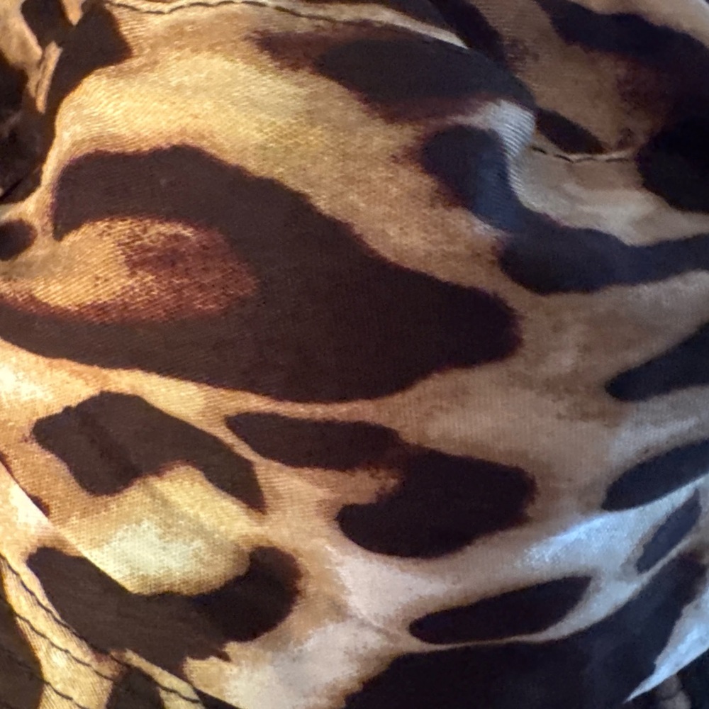 Leopard Print bucket hat- Brown & Black Animal Print - Picture 1 of 3